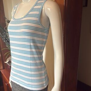 NWT northern reflections size small Striped Blue and White Women's Tank Top